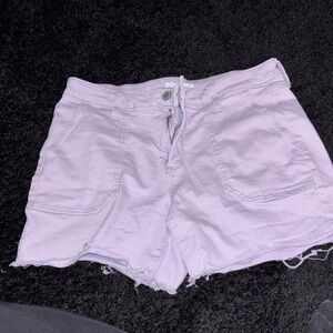 Sonoma Lilac High-Waist Utility Shorts